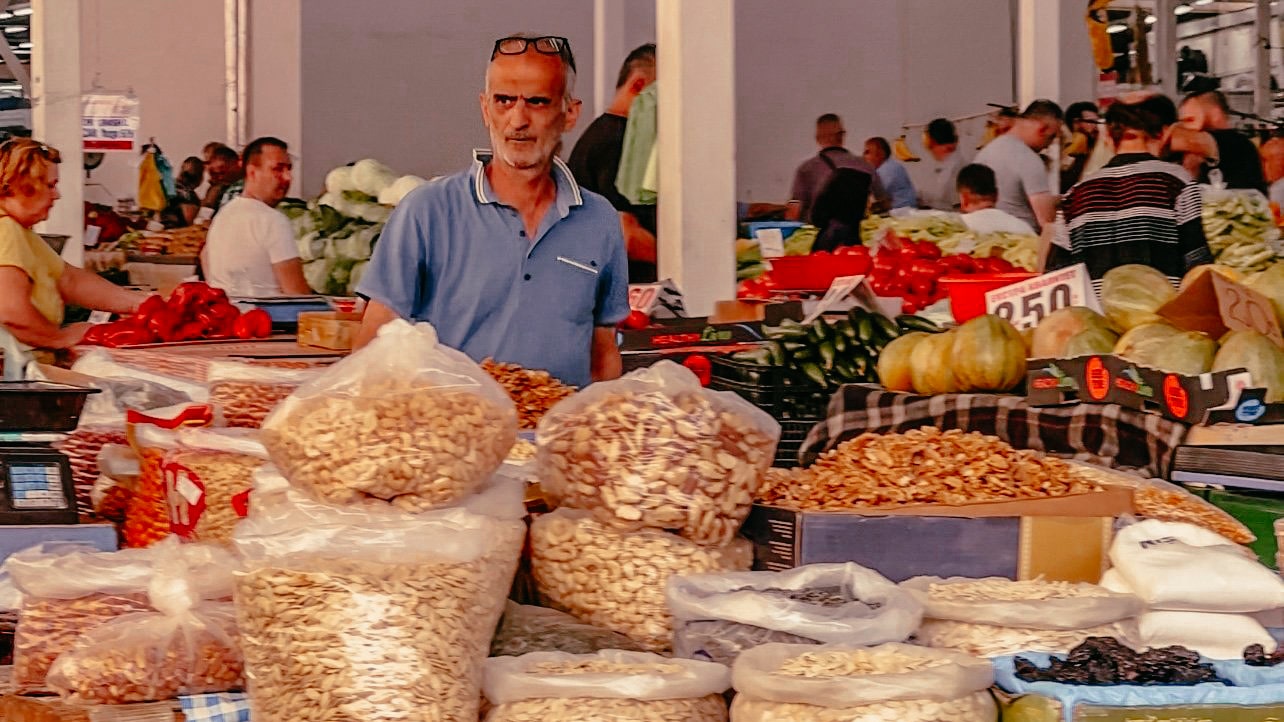 Markt in Peja- Kosovo